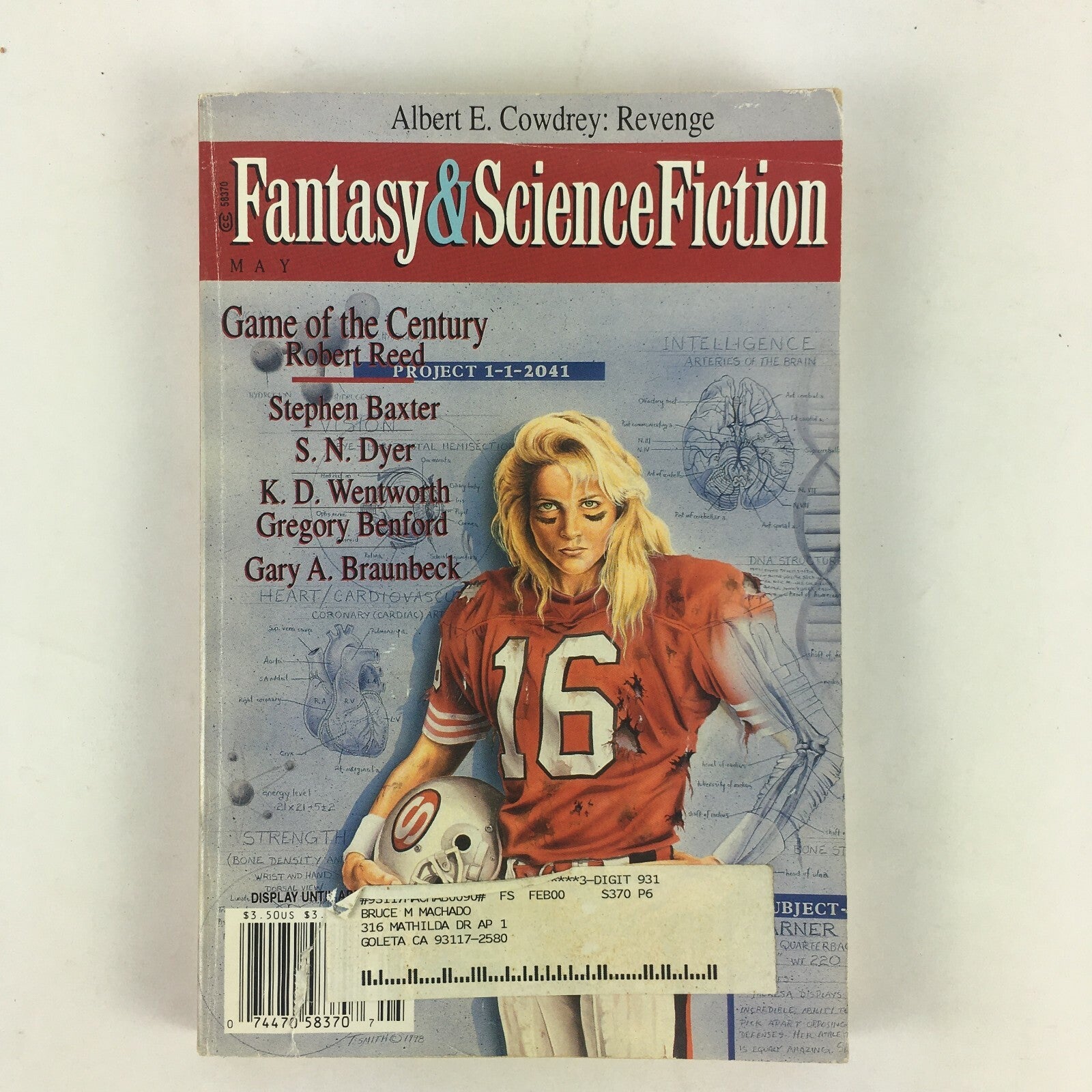 May Fantasy & Science Fiction Game of the Century StephenBaxter SN.Dyer Albert E