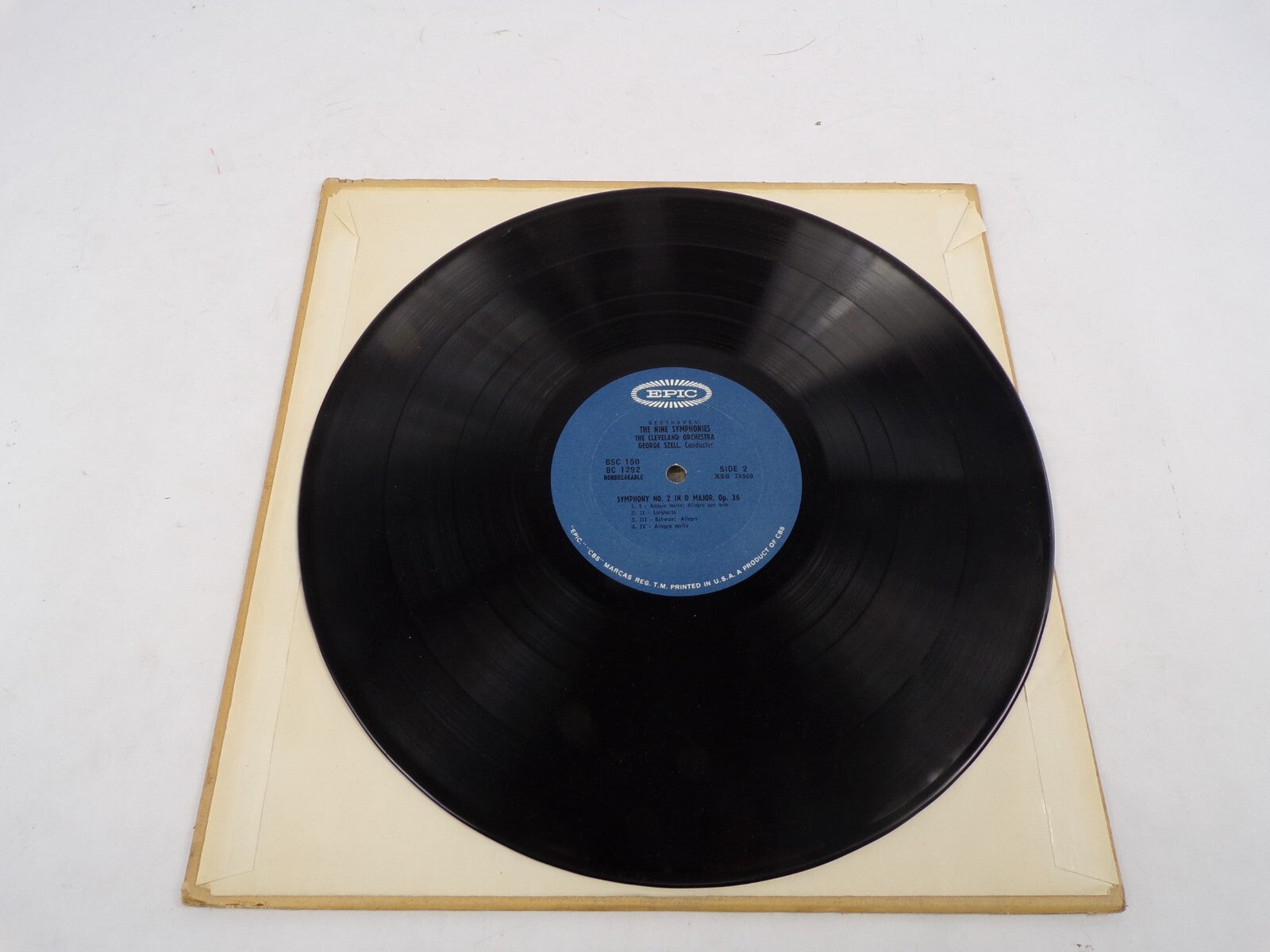 Beethoven Symphony No.1 In C Major Symphony No.2 In D Major George Szell The Cle