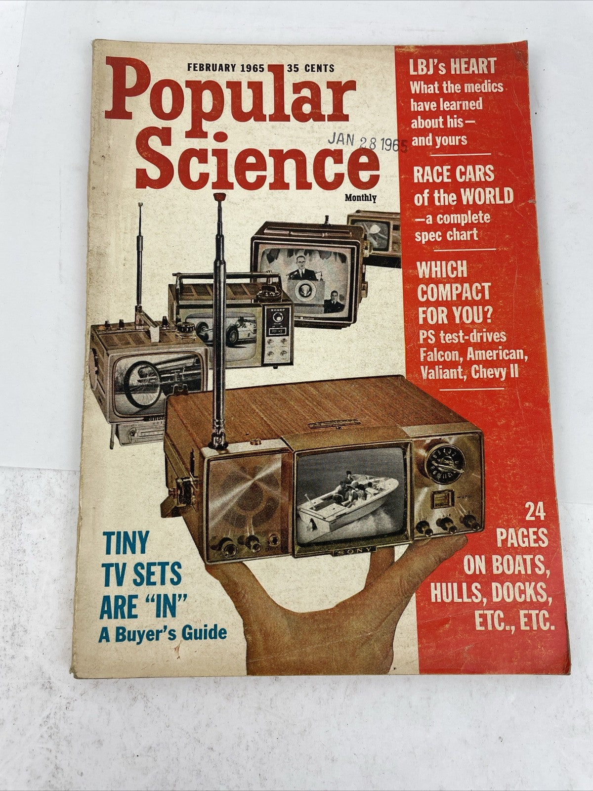 POPULAR MECHANICS 1960's LOT of 5 VINTAGE MAGAZINES Magazine lot