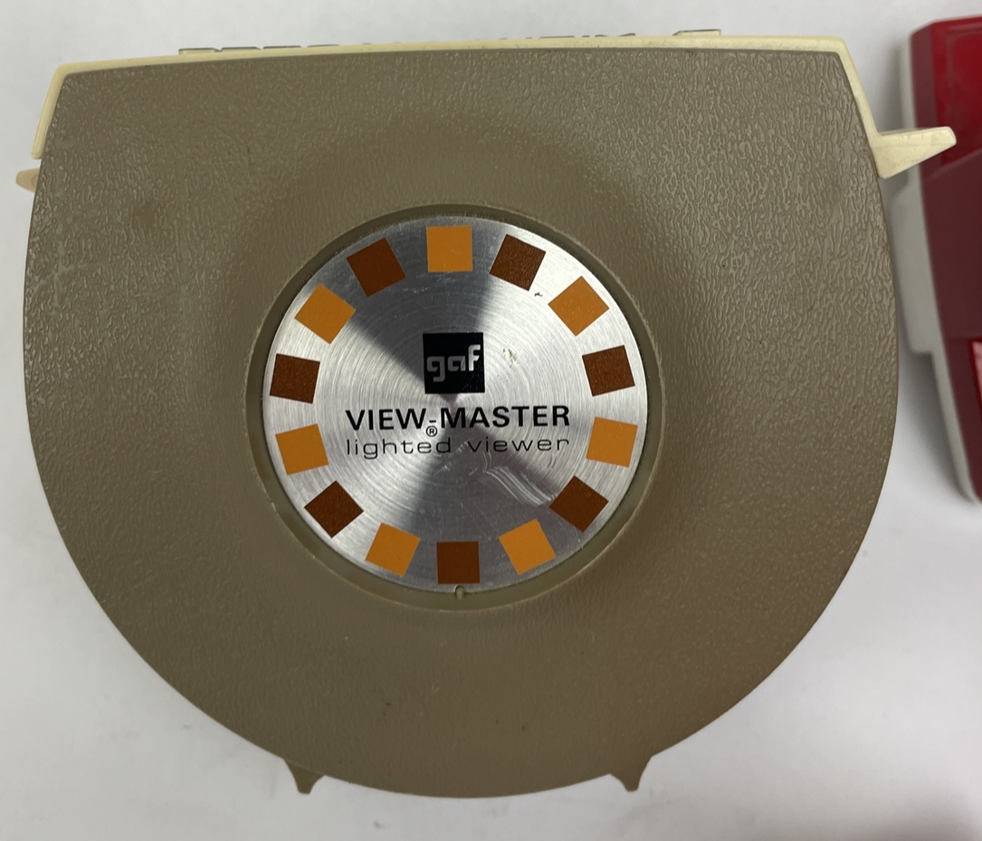 Lot of 3 x Vintage GAF Viewmaster 3D Lighted Disney 1964 White House - RARE FIND