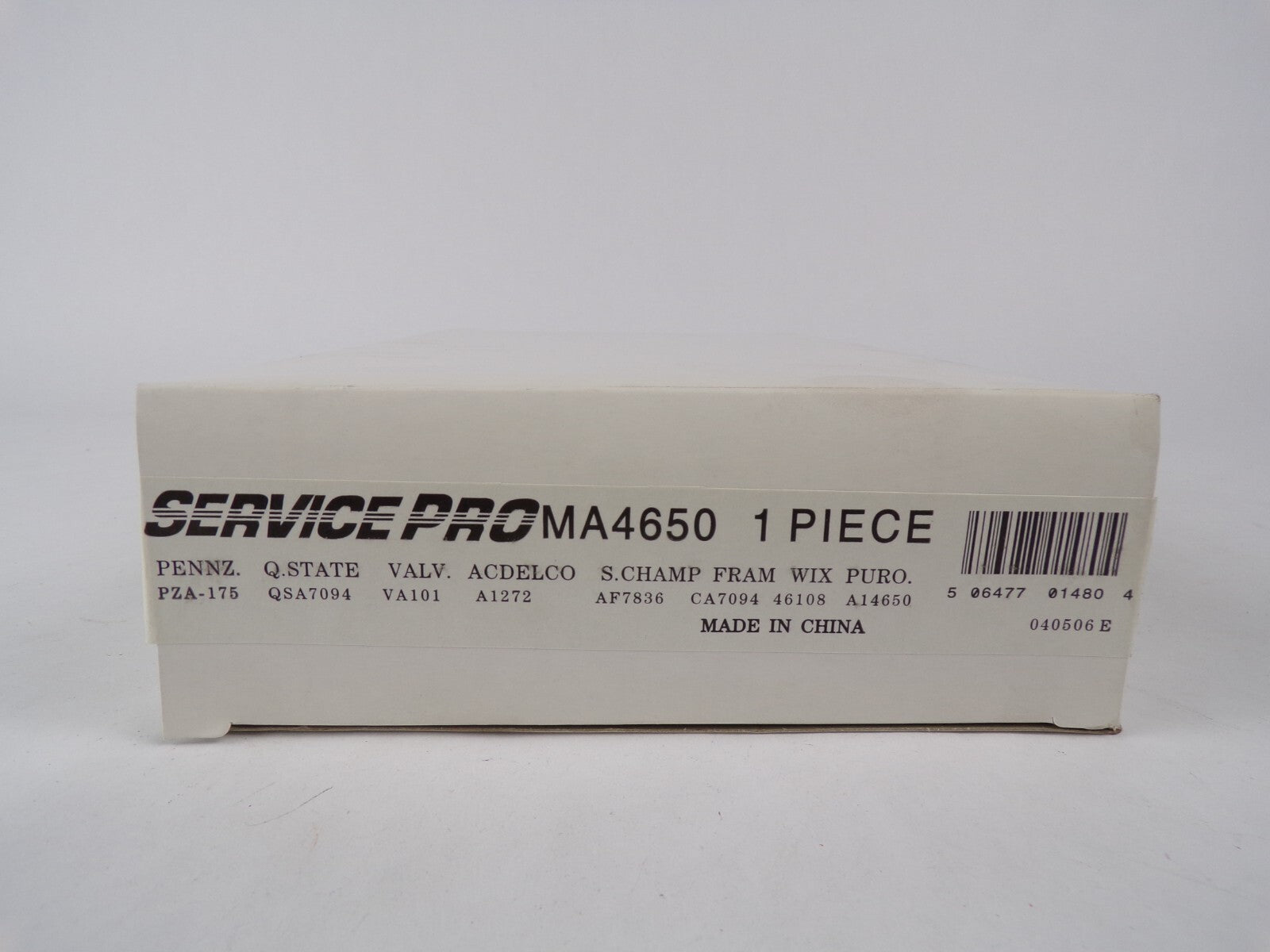 ServicePro MA4650 Air Filter 1 Piece Replaces Wix 46108 ACDelcoA1272