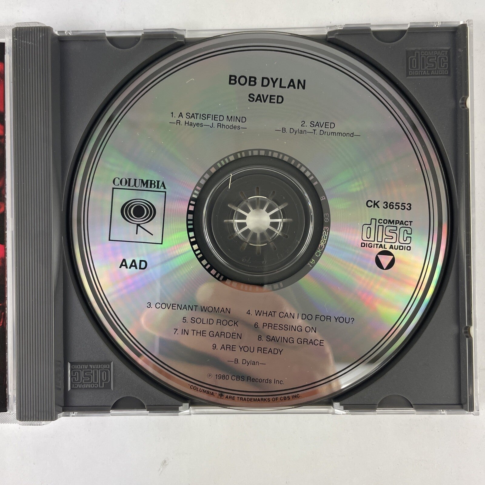 Bob Dylan - Saved CD Columbia (Ck 36533)    #16