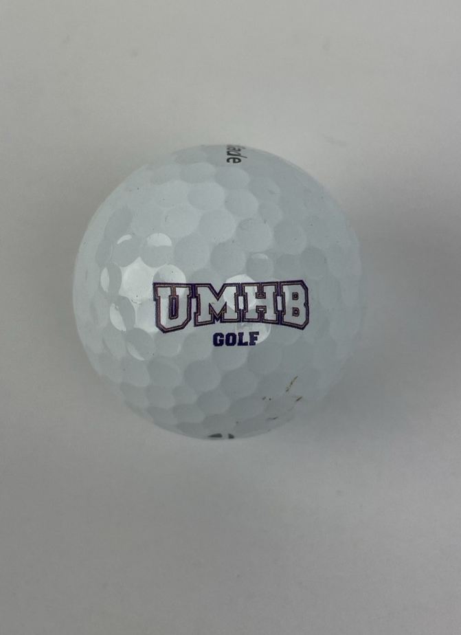 UMHB University Mary Hardin-Baylor NCAA Knights TaylorMade TP5 golf ball logo