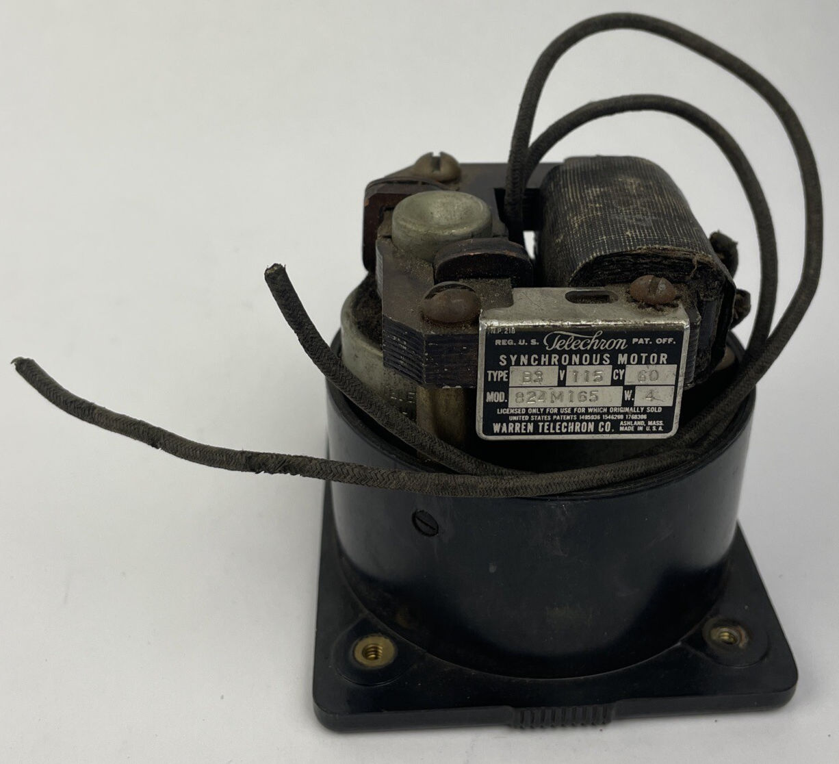 Vintage General Electric GE Time Meter Hourly Model 8KT8 Steam Punk Telechron