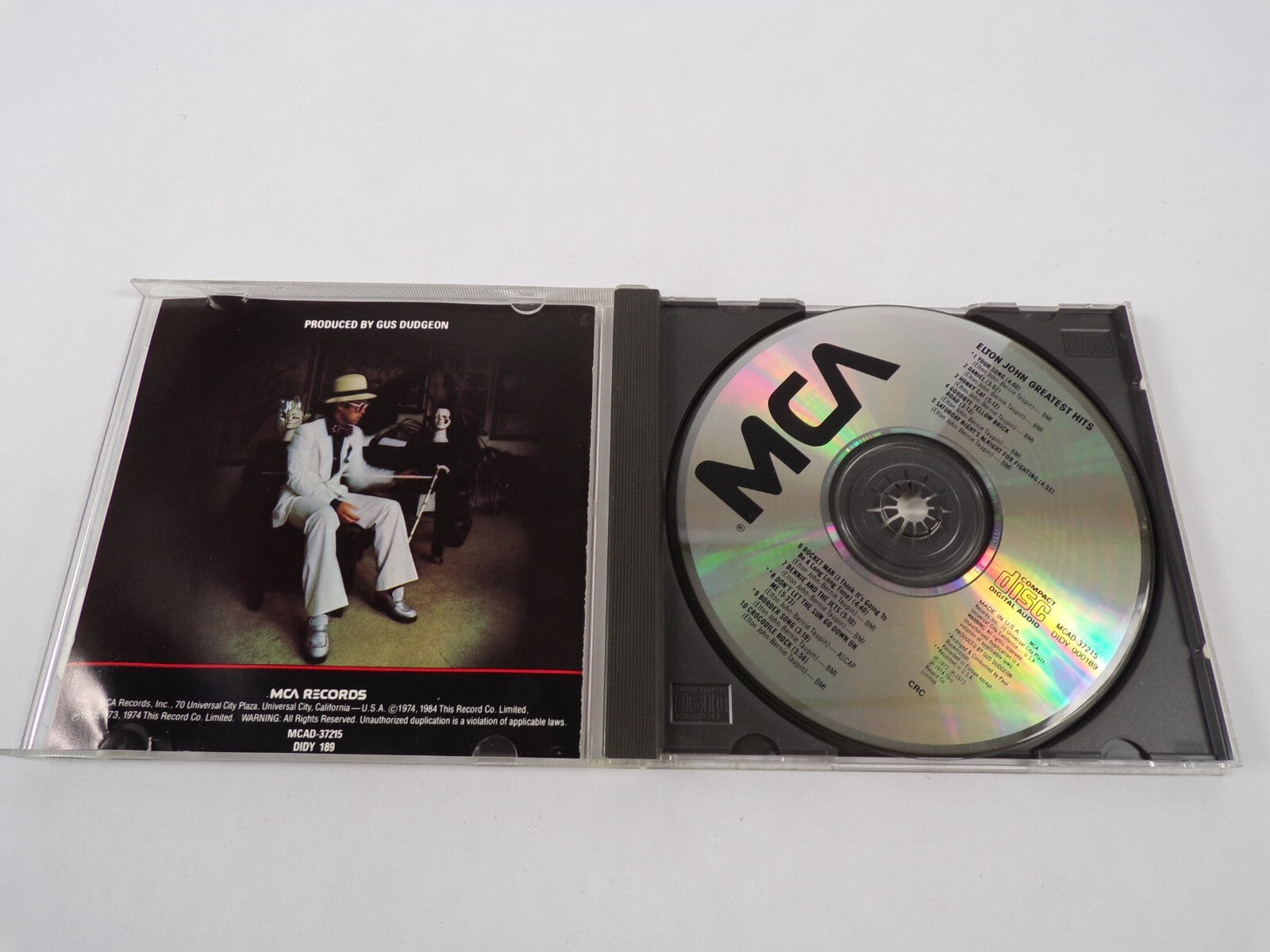 Elton John Greatest Hits Your Song Daniel Honkey Cat Goodbye Yellow Brick CD#59