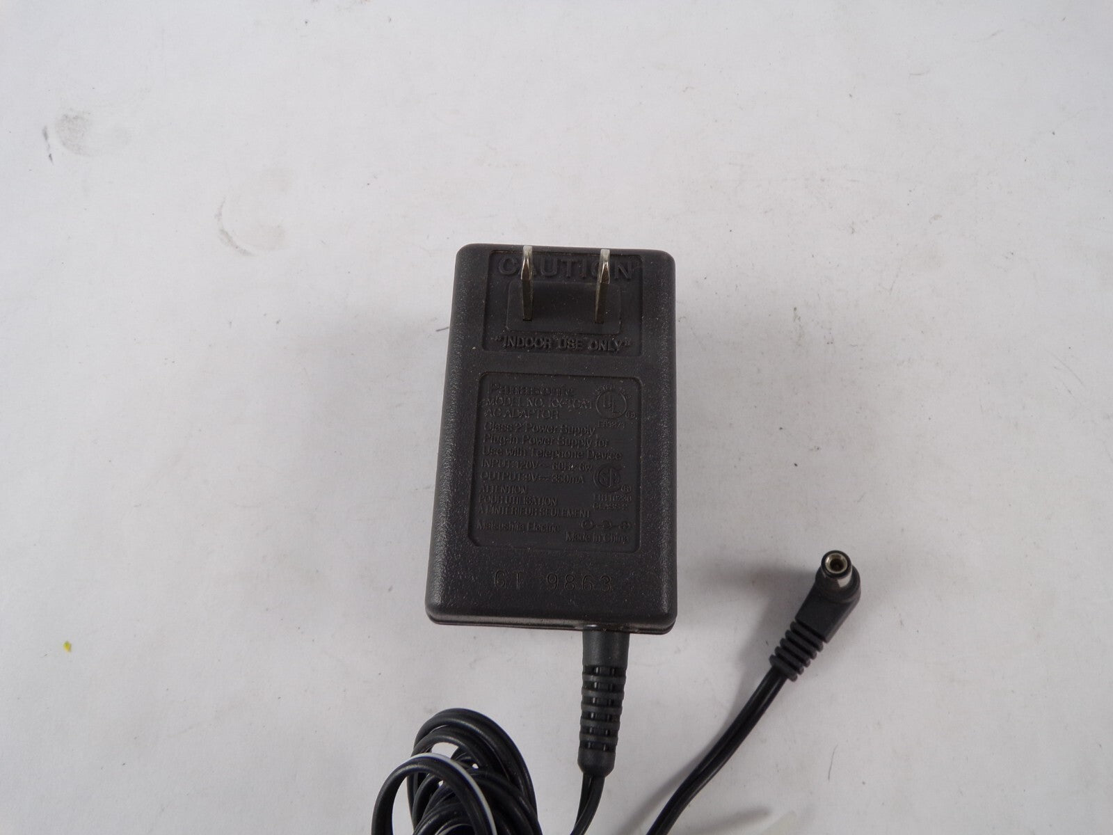 Genuine Panasonic KX-TCA1 Output 9 V 350mA Class 2 Power Supply Adapter A43