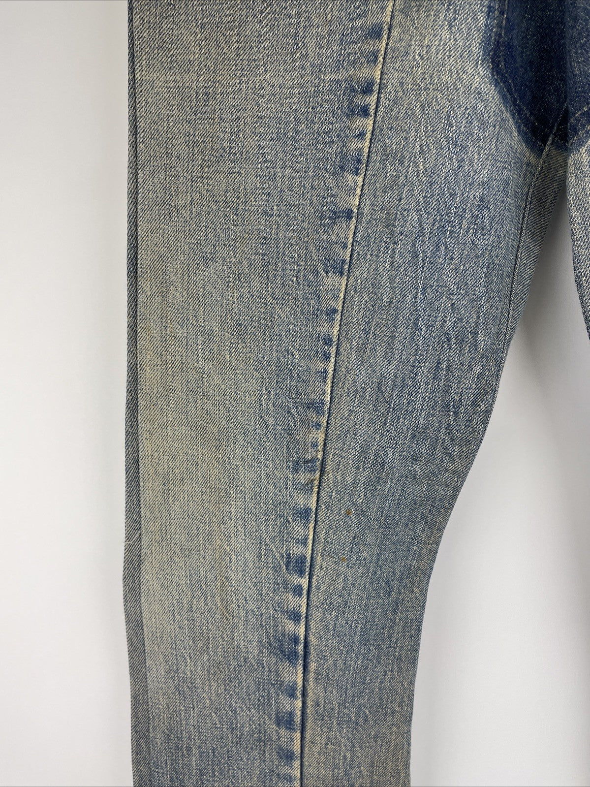 e label x Levis Reconstructed Denim Jeans 26 x 32 low Rise Designer Fashion Wear