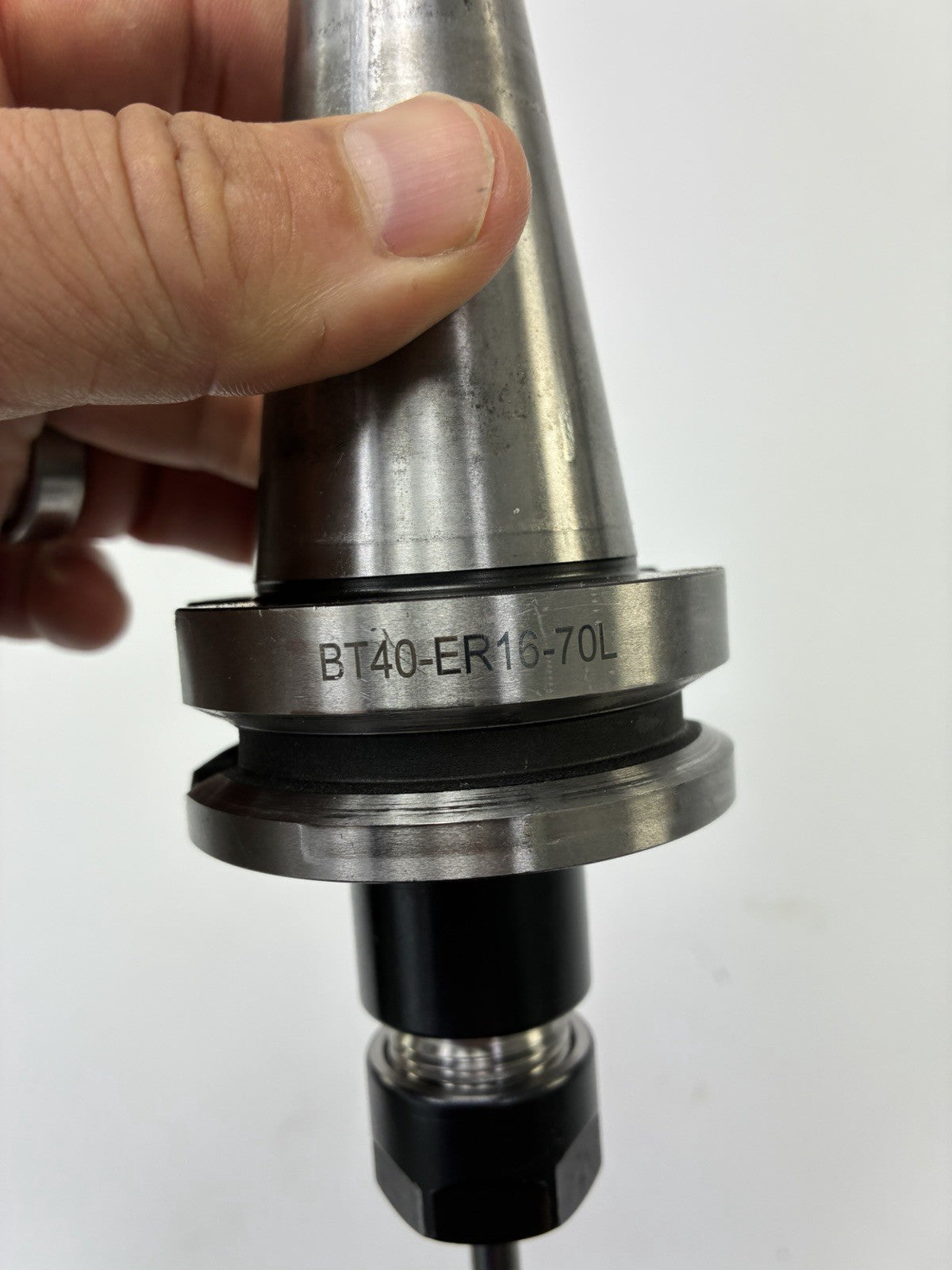BT40 ER16-70L CNC collet chuck tool holder 70mm with collet and pull stud