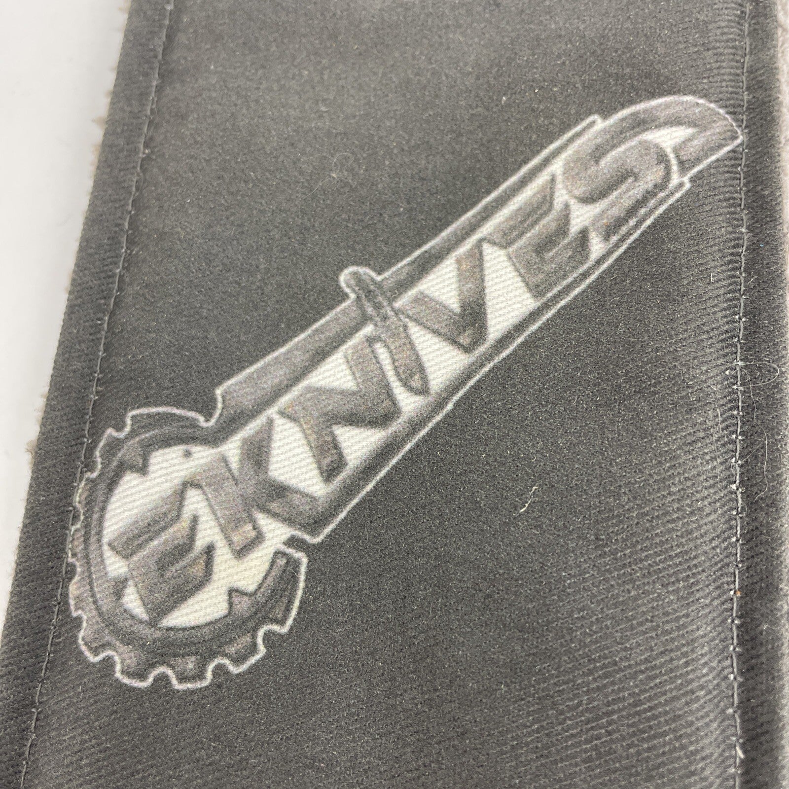 EKNIVES Knife Snap Button Pouch Microfiber Lined Molon Labe Logo 6" x 3" RARE