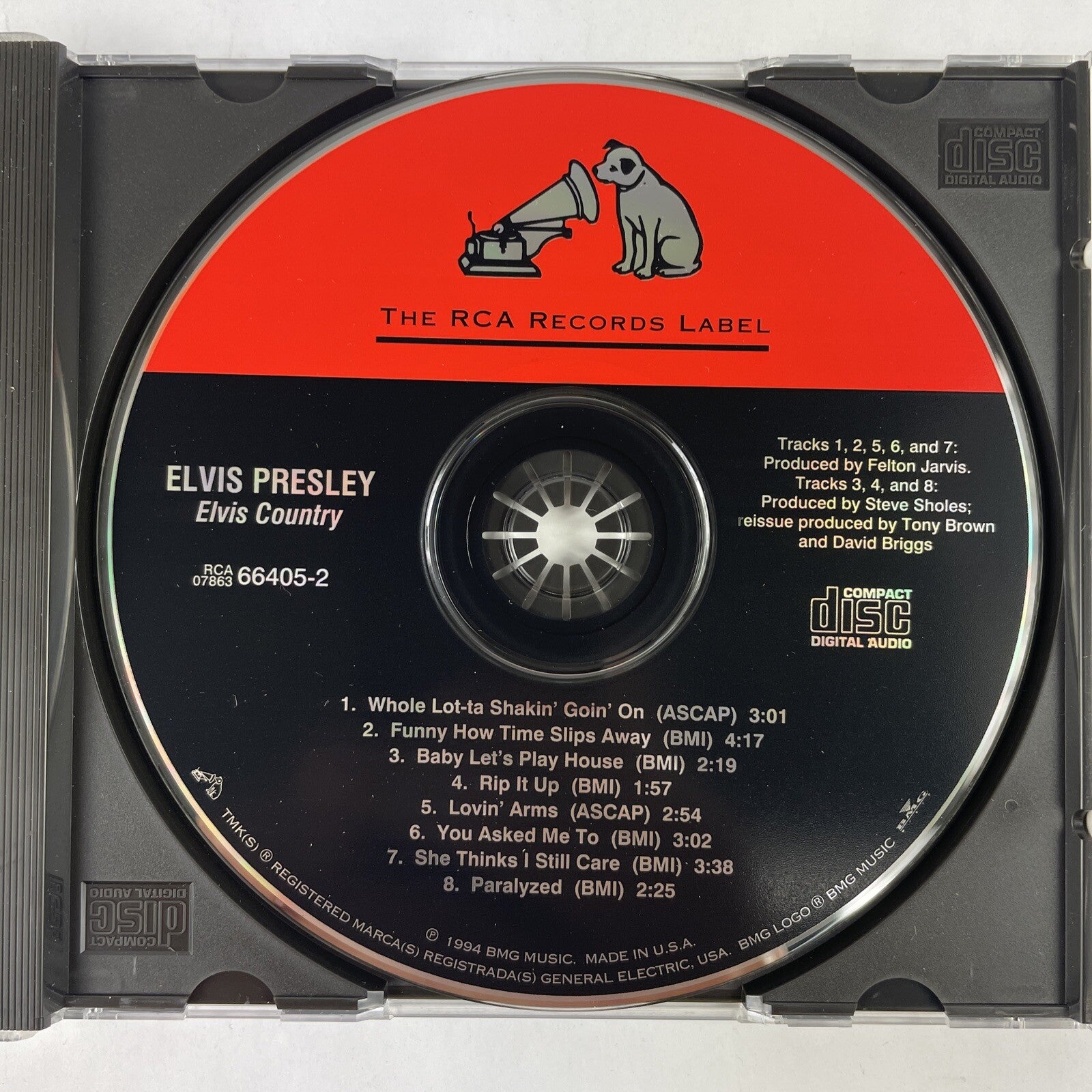 Elvis Presley - Elvis Country CD Compilation(1994)     #15