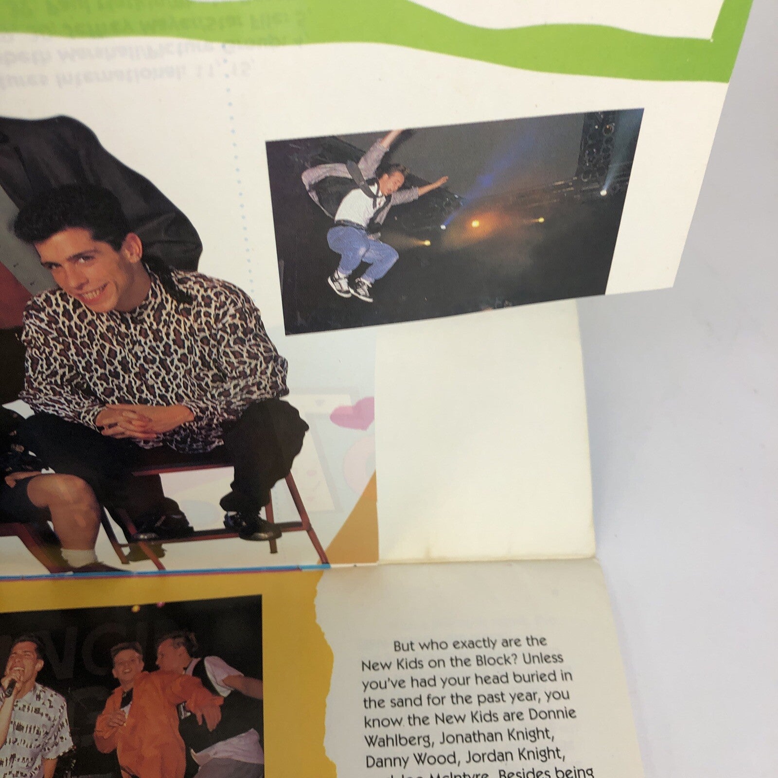 1991 New Kid on the Block Bonus 1991 Calendar USA NKOTB - LOOK
