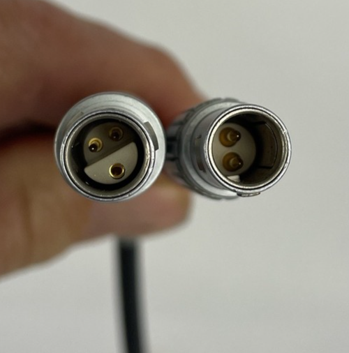 OEM Lemo 2 pin FGG 1B FGG.1B FGG Male to Lemo FFA1S FFA 1S Male Female 3 Pin 25"