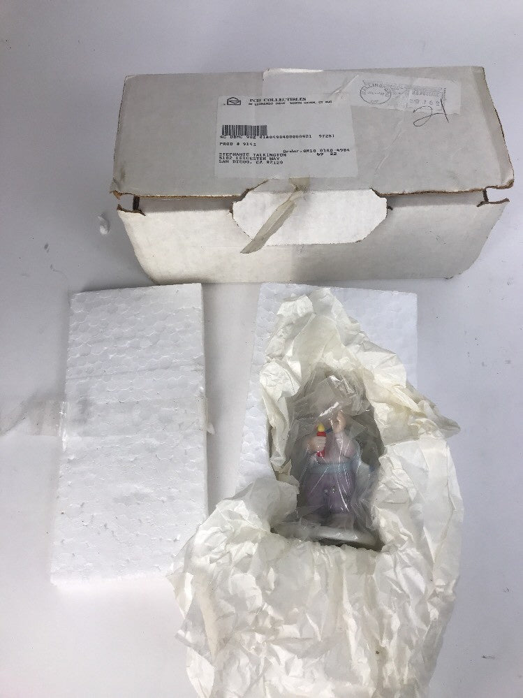 Tender Hearts Candle Angel Cherub Porcelain Figurine "Guiding Light" Bronson