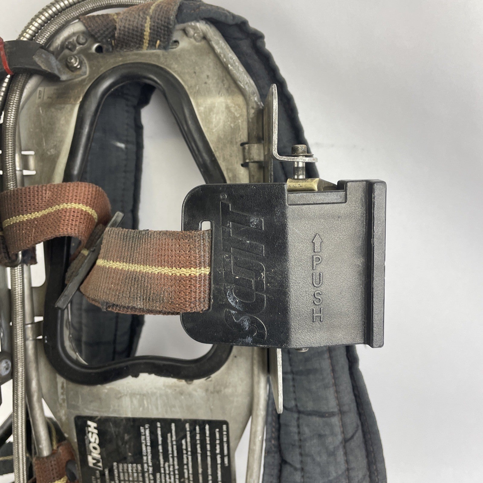 SCOTT SAFETY 4.5 4500 SCBA Air Pack Harness EZ-Flow Air Pak Plus with Sensor p