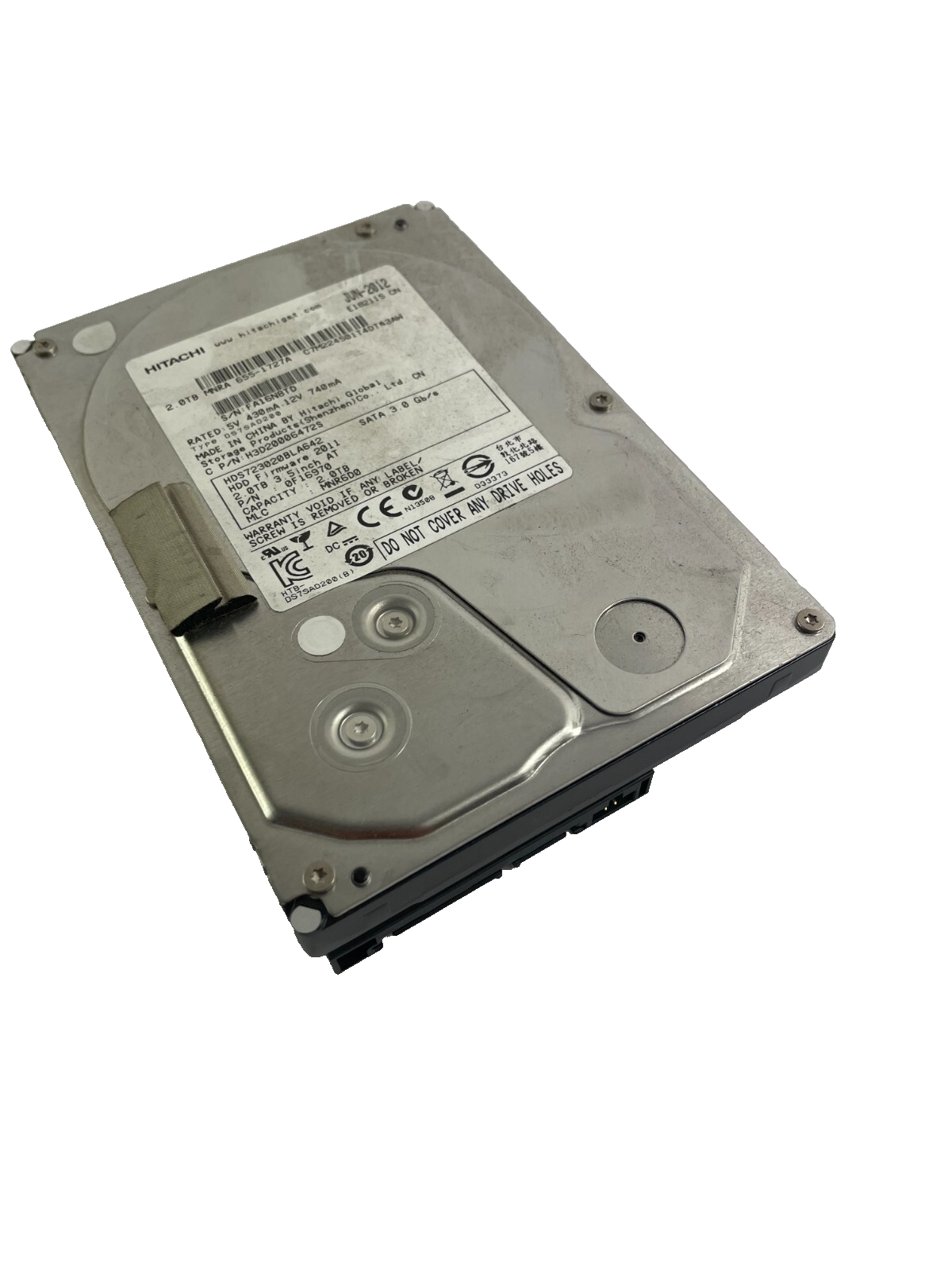 Hitachi Model HDS723020BLA642 SATA Internal Hard Drive 2 TB Deskstar Cache 64 MB