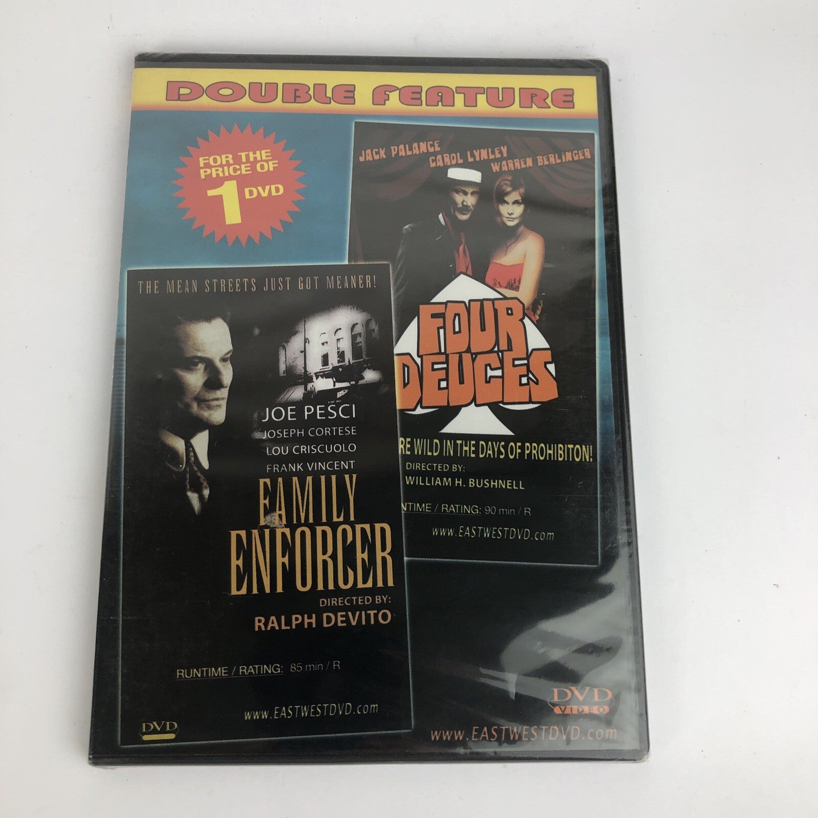 Family Enforcer / Four Deuces Double Feature Lee Marvin DVD movie Brand New