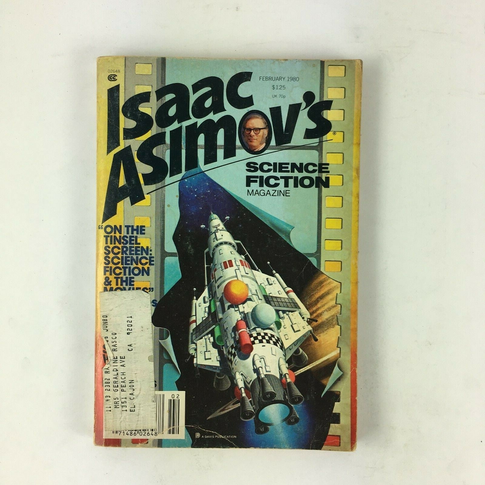 February 1980 Isaac Asimov's Science Fiction Magazine Gene Wolfe Sharon Webb