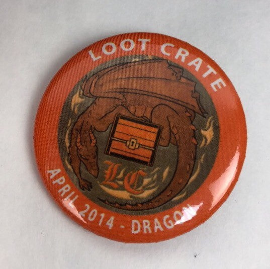 Dragon Slayer Dog Tags LOOTCRATE Aprl 2014 Bundle Pin Jerkey Screen Cleaner Dice
