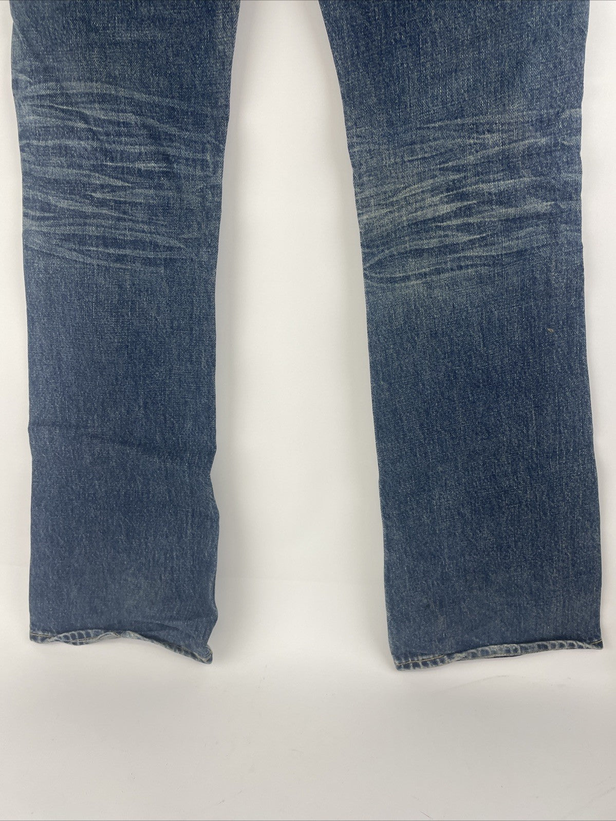 Paper Denim & Cloth 68900 Med Wash Women's Denim Jeans Sz 25 Y2K Distressed Worn