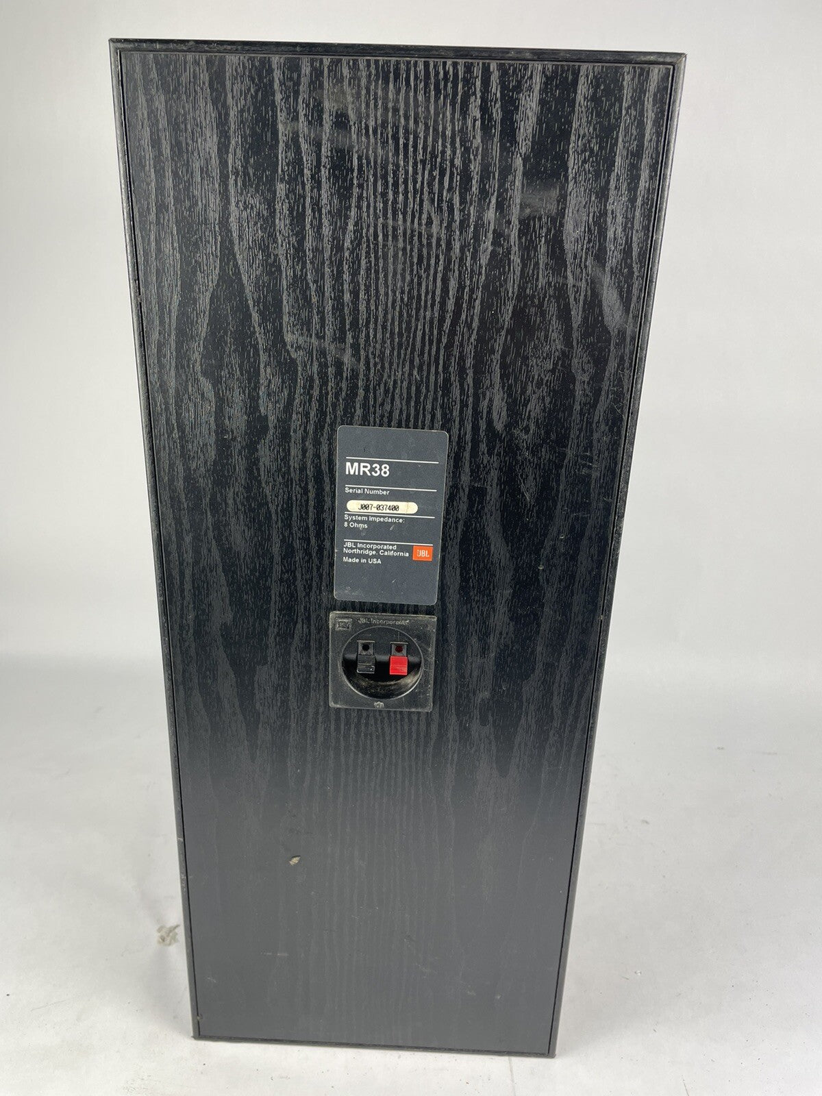 JBL MR38 SPEAKER 24” Serial Number J007-037400 - 1 speaker