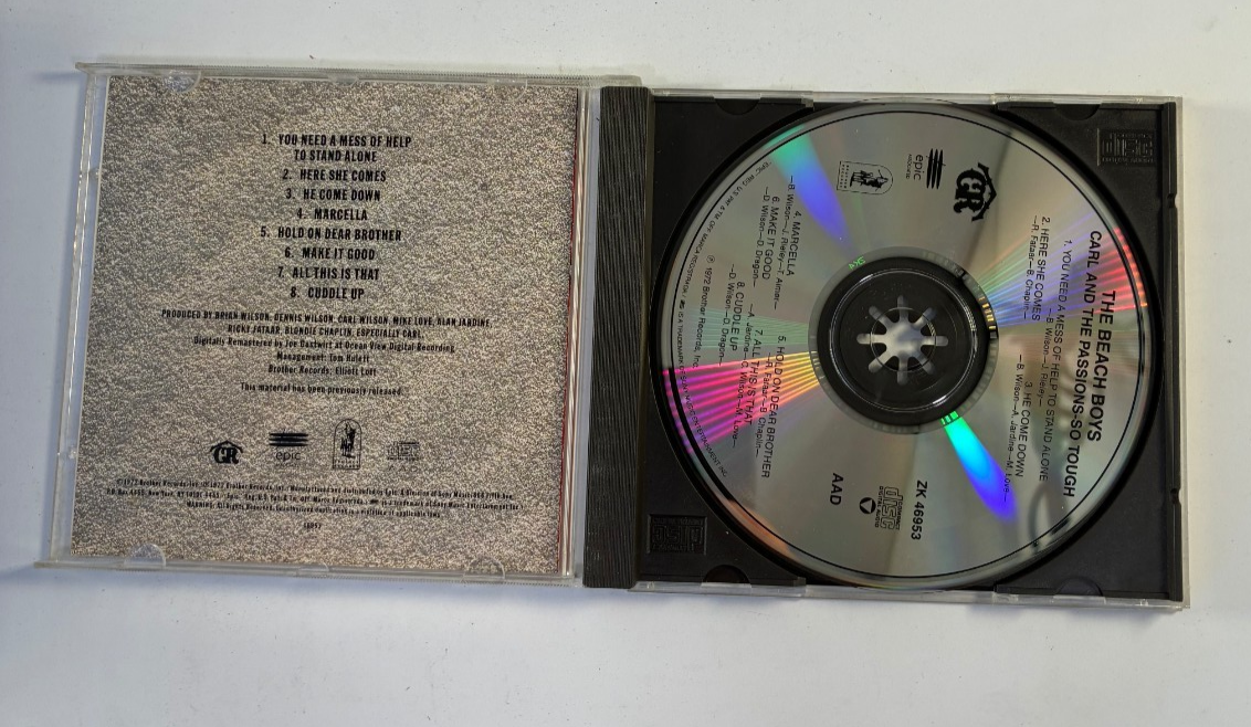 The Beach Boys Carl & the Passions So Tough Brother Epic CD 1991 Remaster