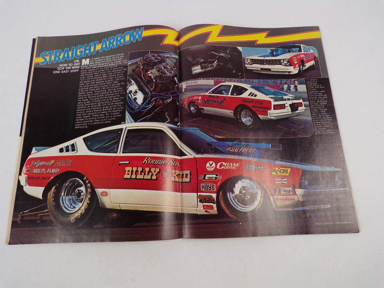October 1977 Hot Rod Magazine Repro Street Rod Part 1 Blown Chevy Engine Buildup