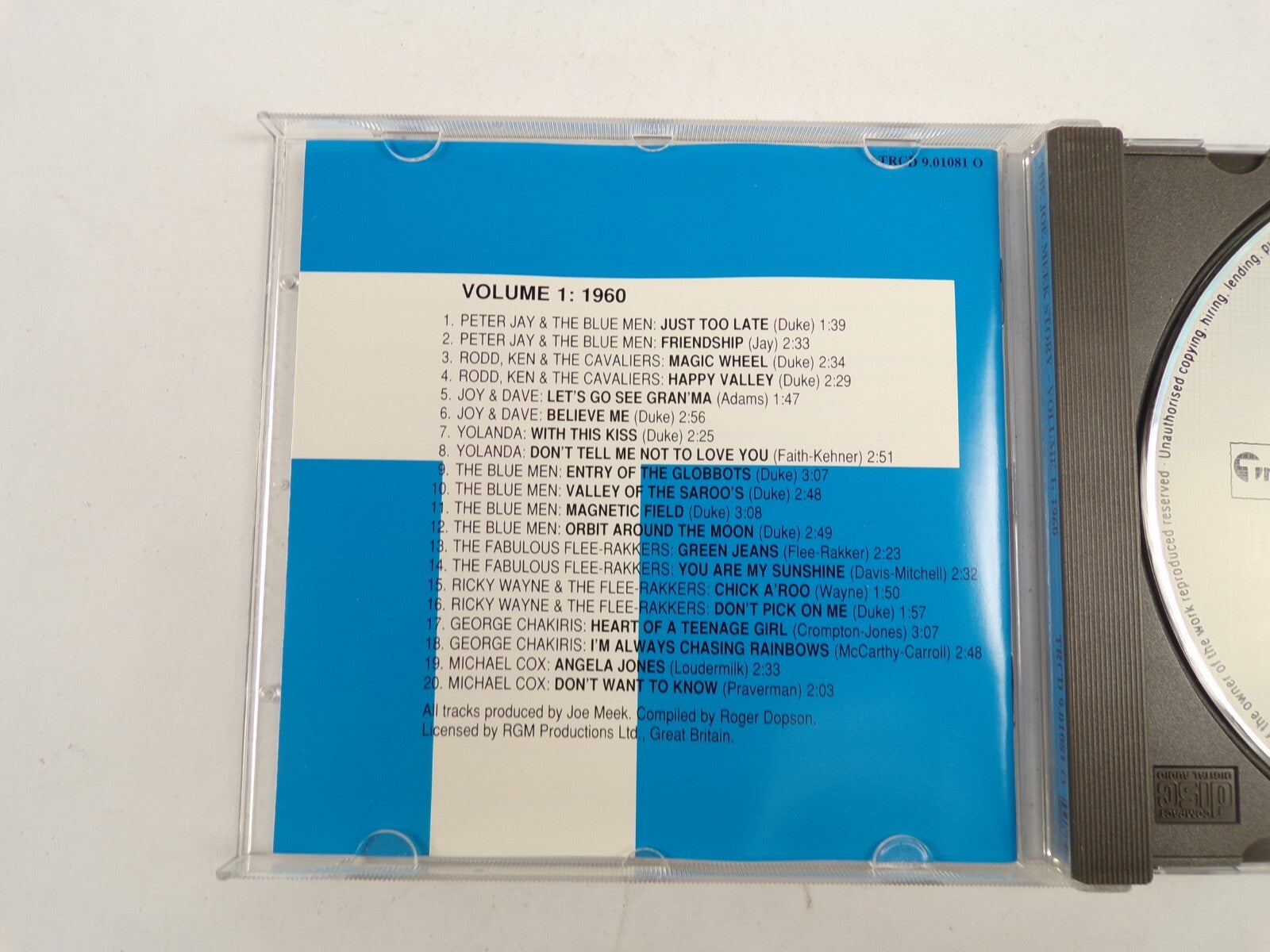 The Joe Meek Story Vol 1 Friendship Magic Wheel Believe Me Green Jeans CD#47