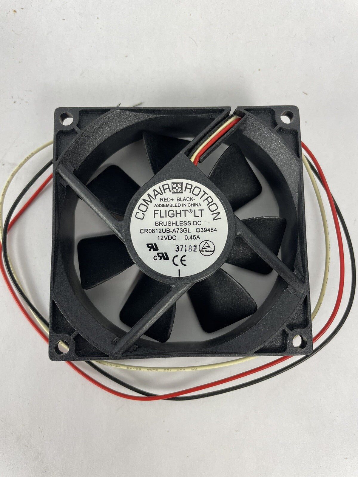 Comair Rotron CR0812UB-A73GL Server Cooling Fan DC 12V 0.45A 80x80x25mm 3-wire