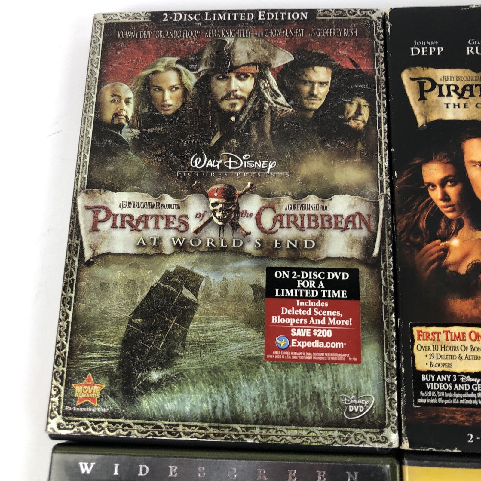 Fantasy DVD Lot Of 4 NARNIA The Lord of the Rings - 2 x Pirates of the Caribbean