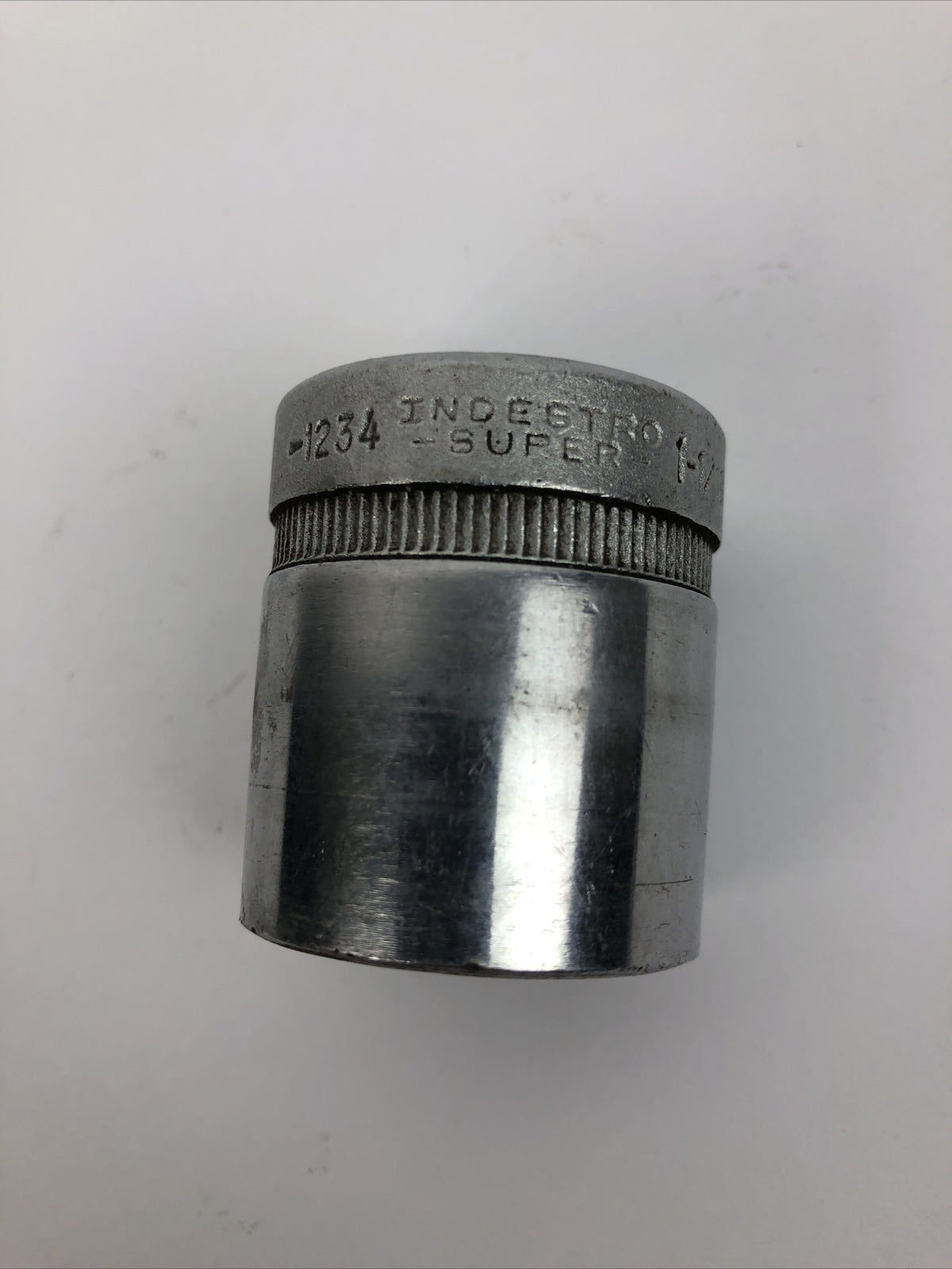 Vintage INDESTRO Super 1/2" Drive 1 1/16" Socket USA 1234 - LOOK