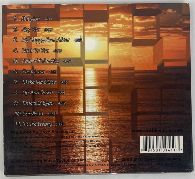 Emerge by Britt Doehring (Digital Audio CD, 2008) Mint Disc - DEF