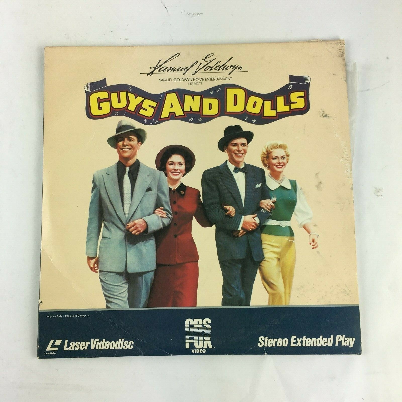 CBS FOX Video Laser Videodisc Samuel Goldwyn Home Entertainment Guys And Dolls