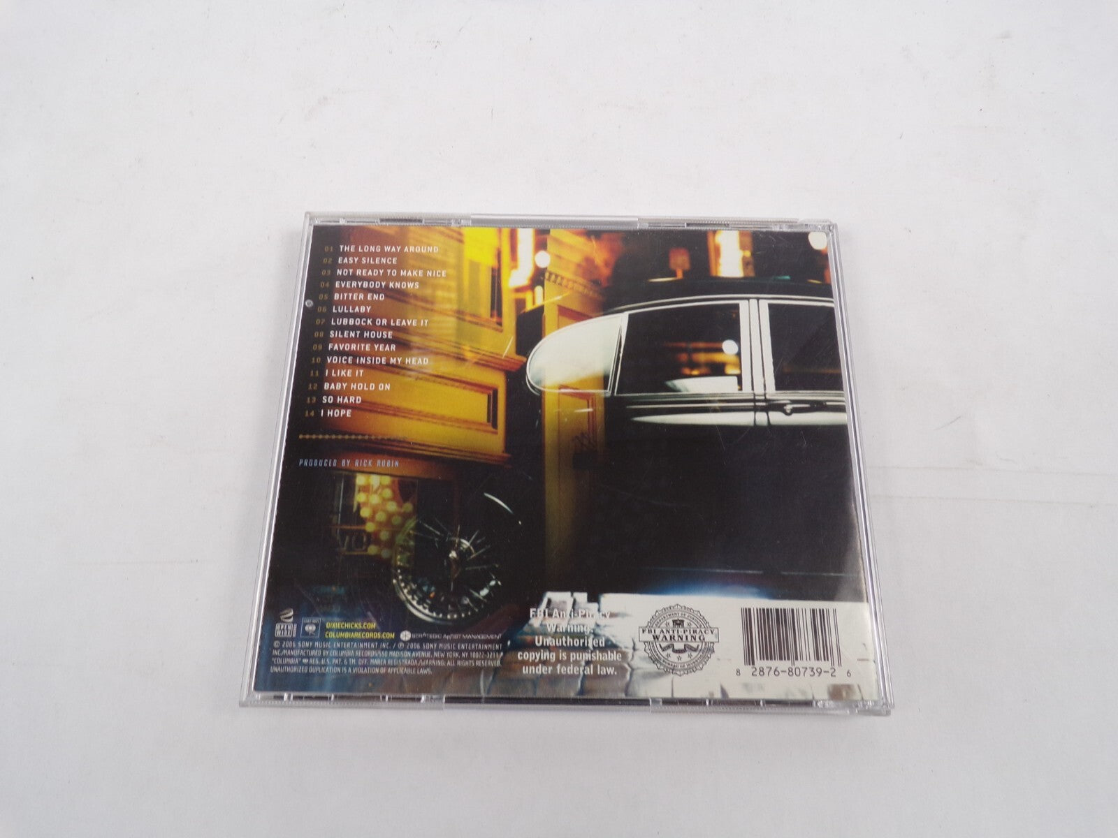 The Long Way Around Easy Silence Not Ready To make Nice Bitter End I Like CD#26