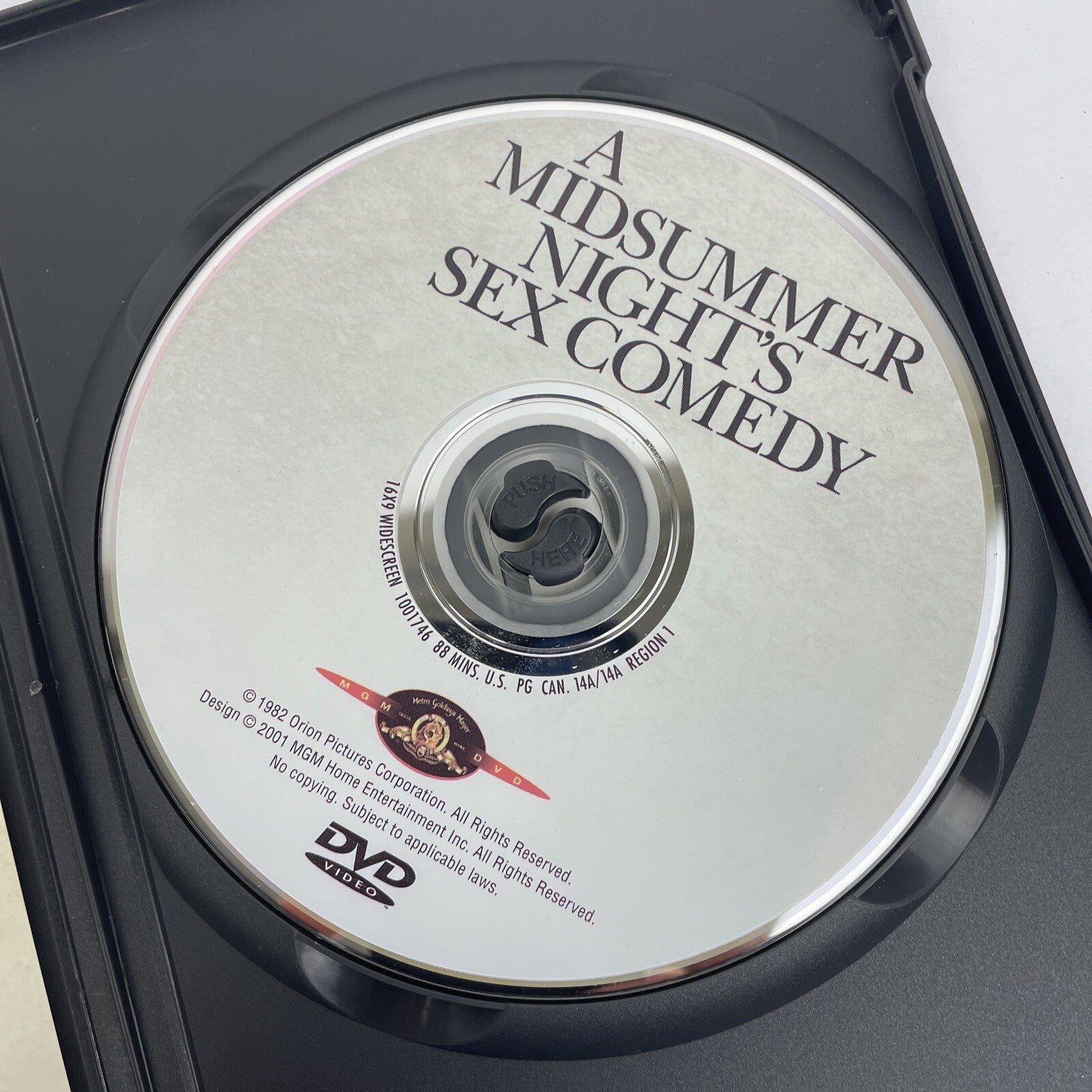 A Midsummer Night's Sex Comedy (DVD, 2001) Woody Allen Mia Farrow Widescreen