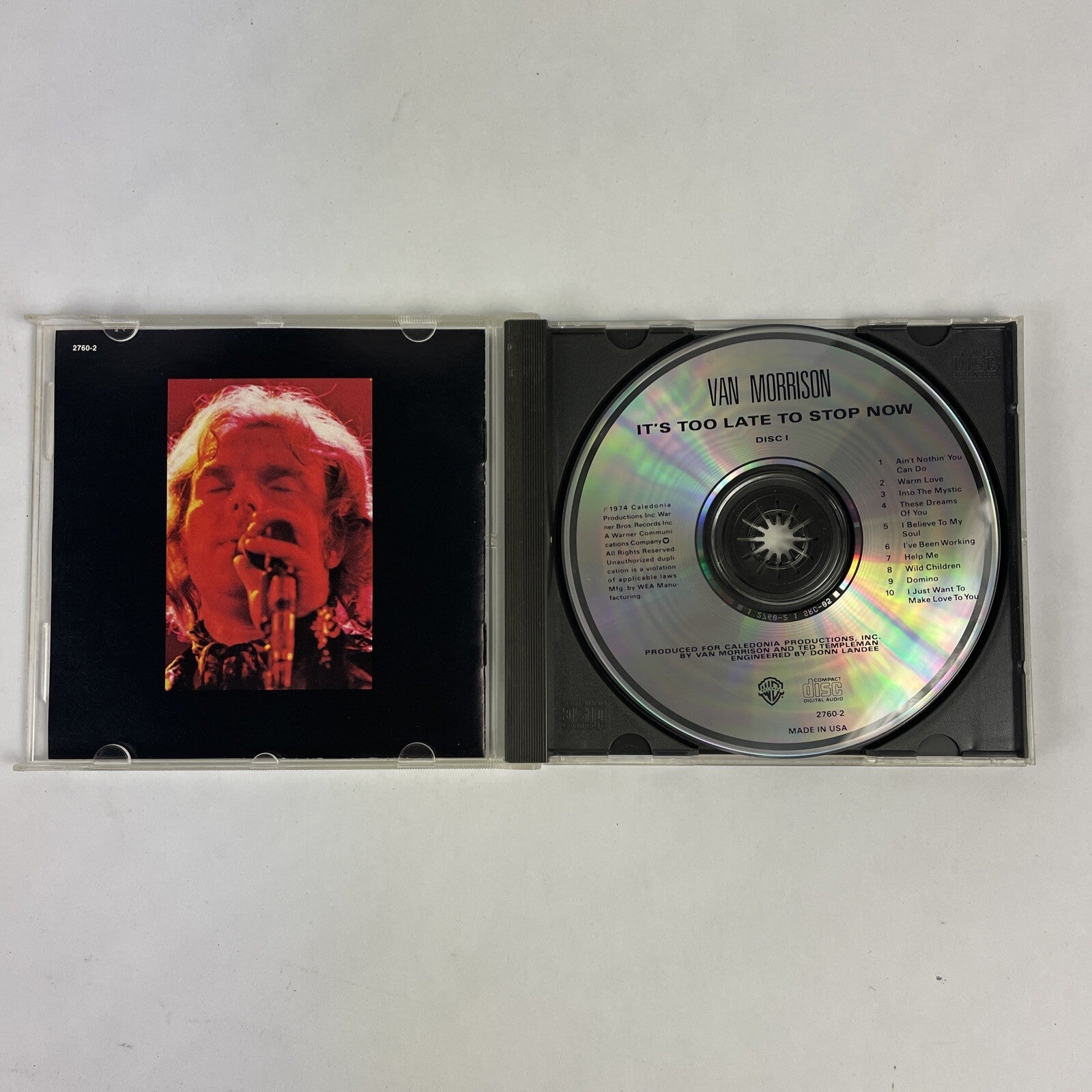 Van Morrison - It's Too Late To Stop Now Vol. 1 CD   #16 