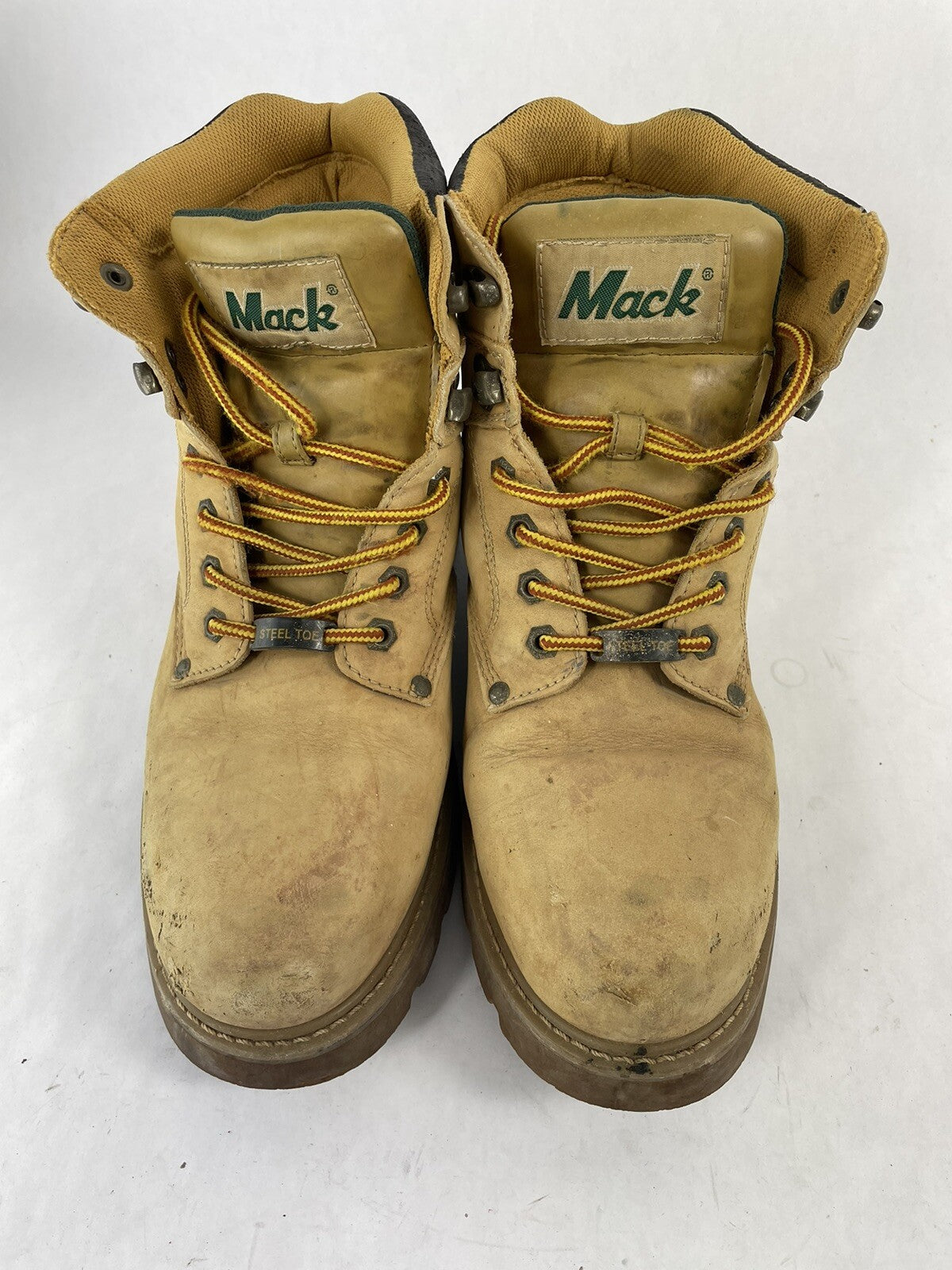 Mack Leather Steel Toe Work Boots sz 11 M  Great Condition.
