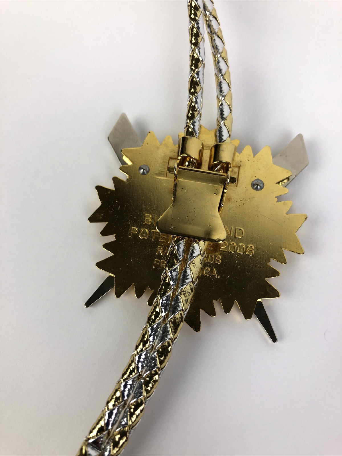 Shriners El Bekal Bill Roland Potentate 2008 Bolo Tie Fresno California R/G