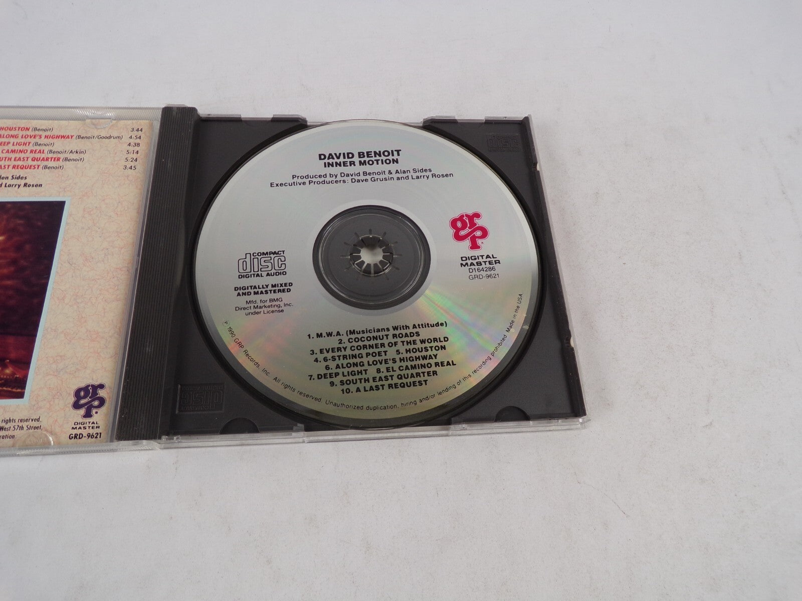 David Benoit Inner Motion Every Corner Of The World Houston CD#34