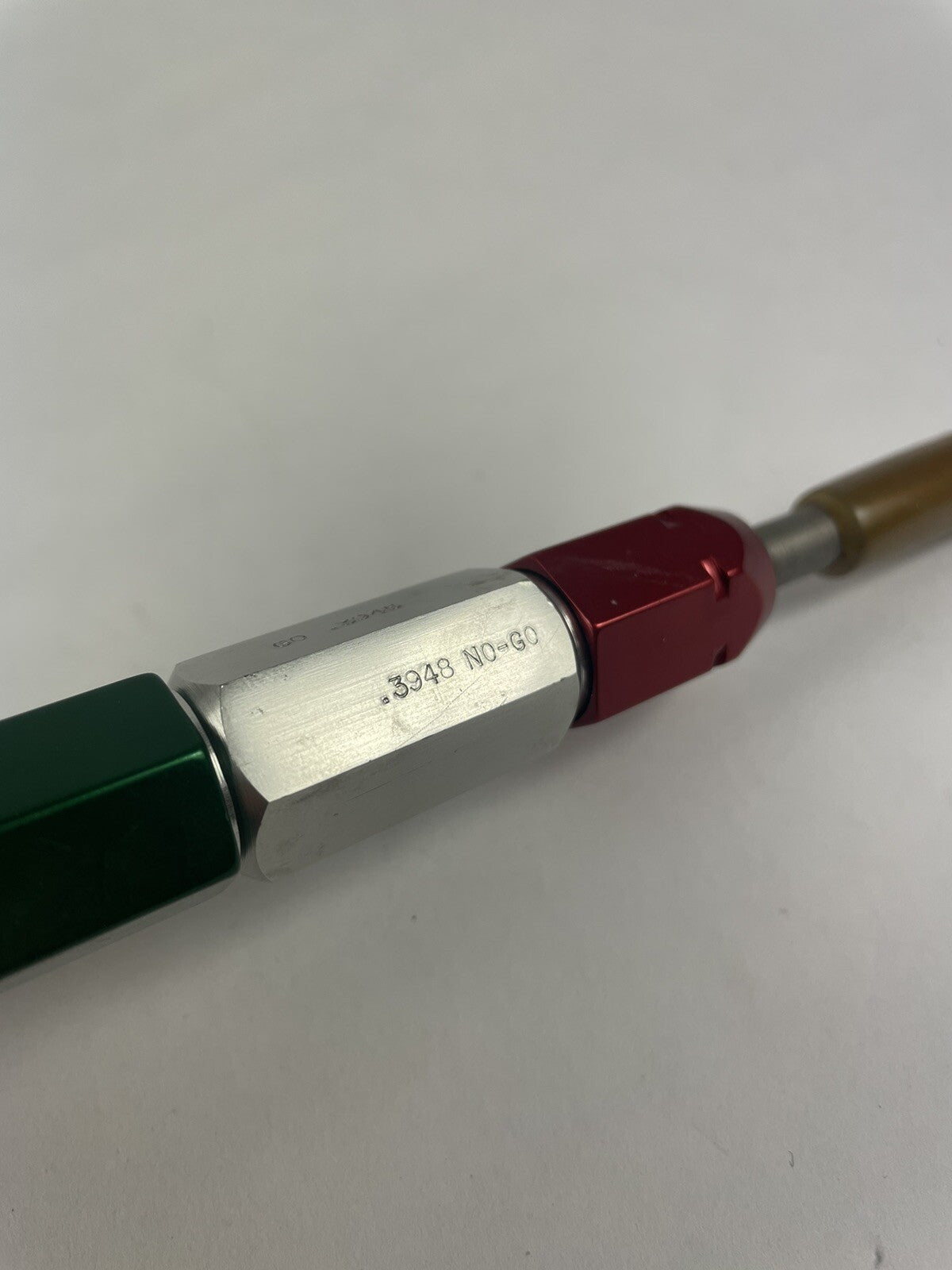 Reversible Plain Go NoGo Pin Plug Gage Gauge with handle X= .3945 & .3948