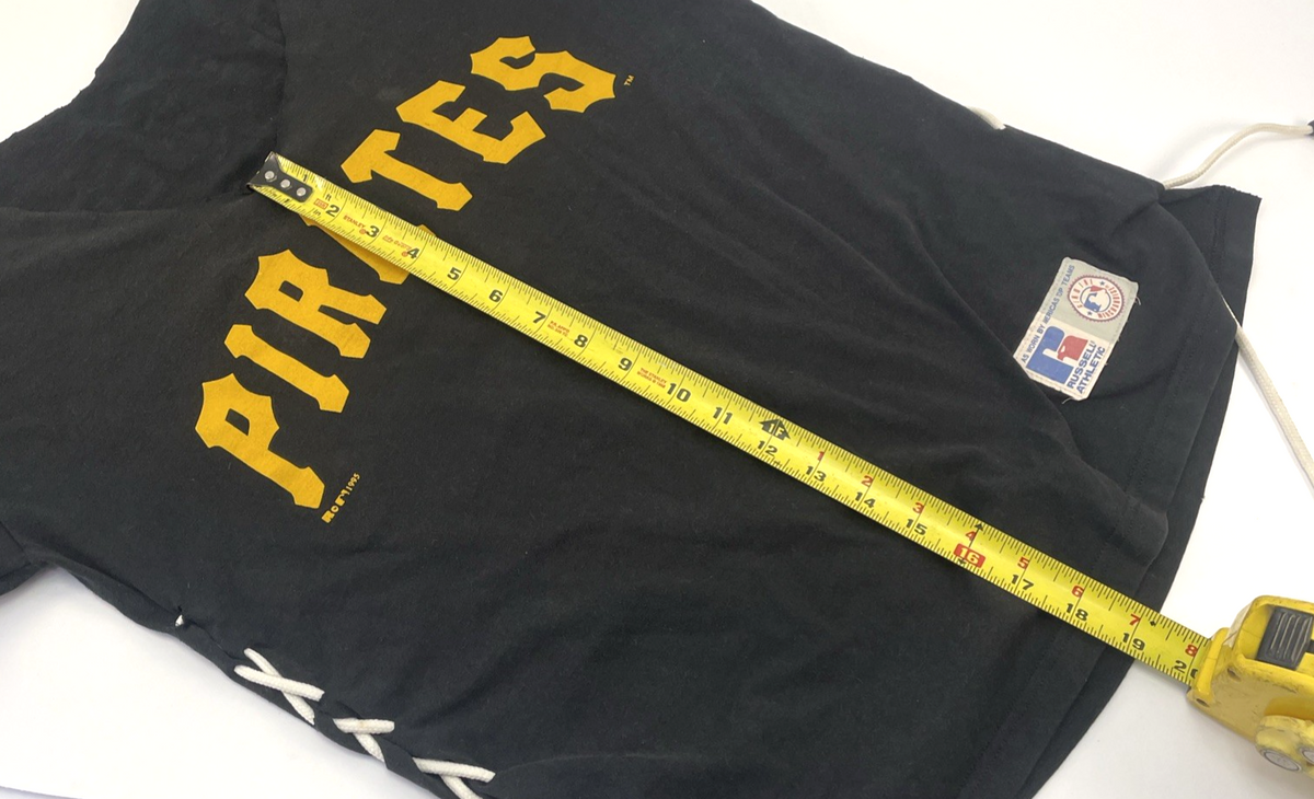 MLB Genuine Merchandise Pittsburgh Pirate Women's V-Neck Vintage Look T-Shirt