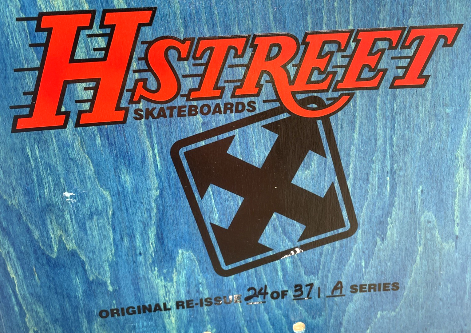 H-STREET SKATEBOARDS ART GODOY 1988 Sea Turtle SKATEBOARD DECK USA MADE A Series