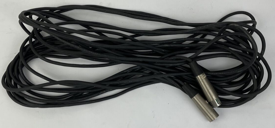 SWITCHCRAFT XLR Microphone Cable Male To Female 3-Pin Mic Audio Lead 50ft Black