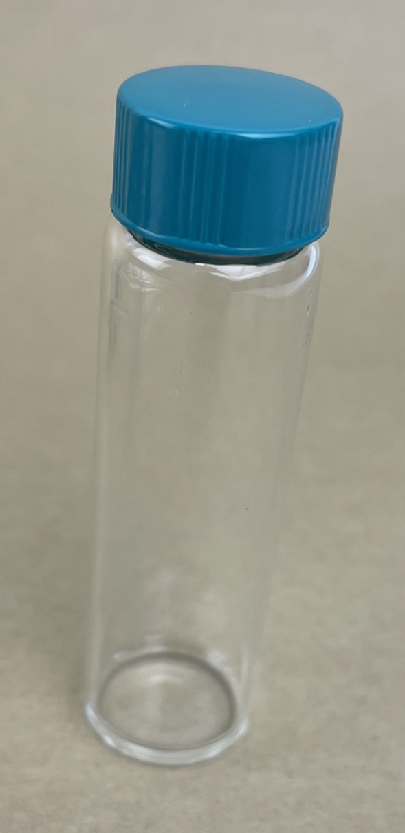 20 x  10ml Glass Vials with Screw Caps Clear Sample Vials Liquid Sampling Vial