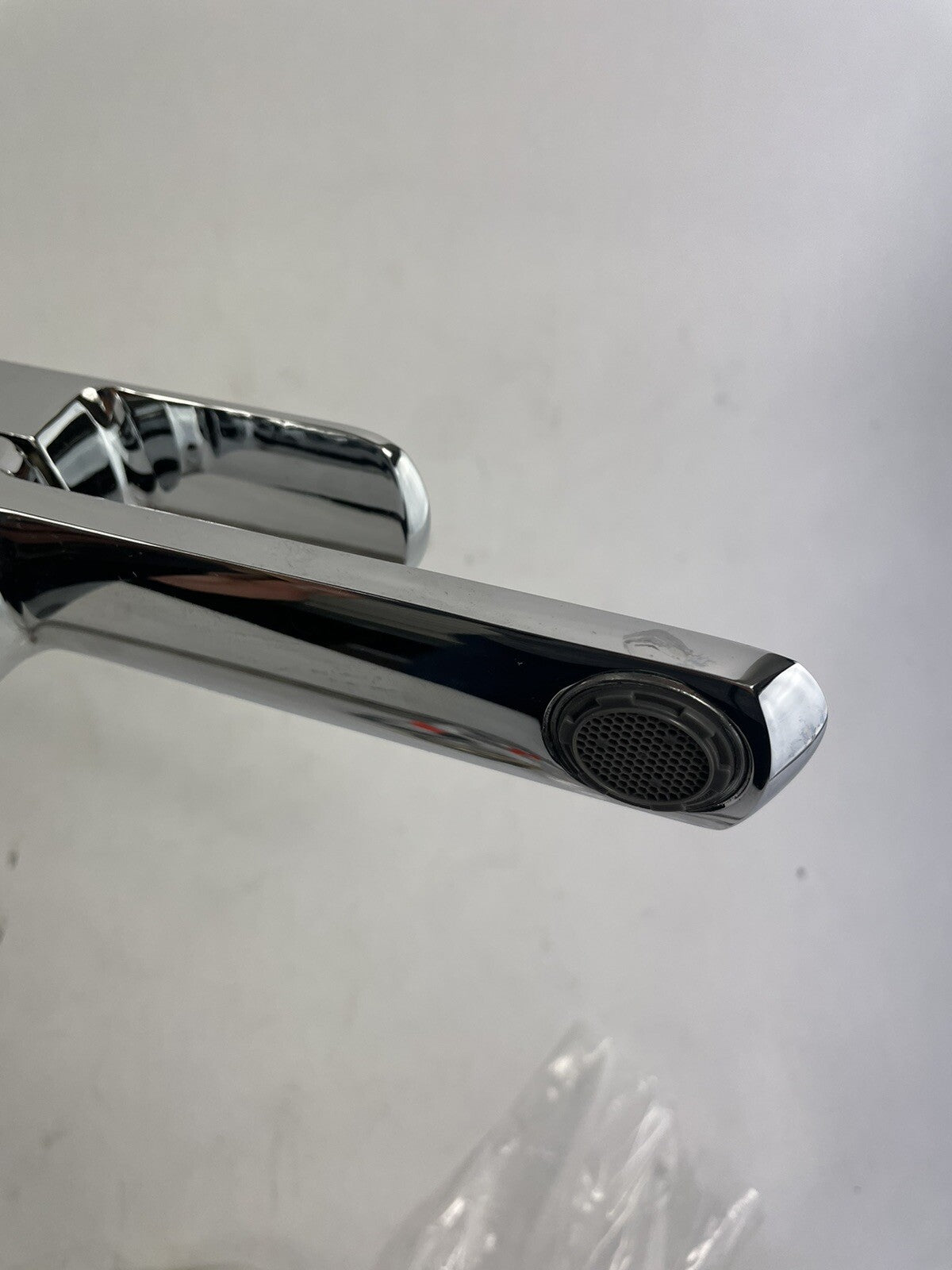 Palazzani 563084 chrome single handle bathroom sink mixer faucet extended spout