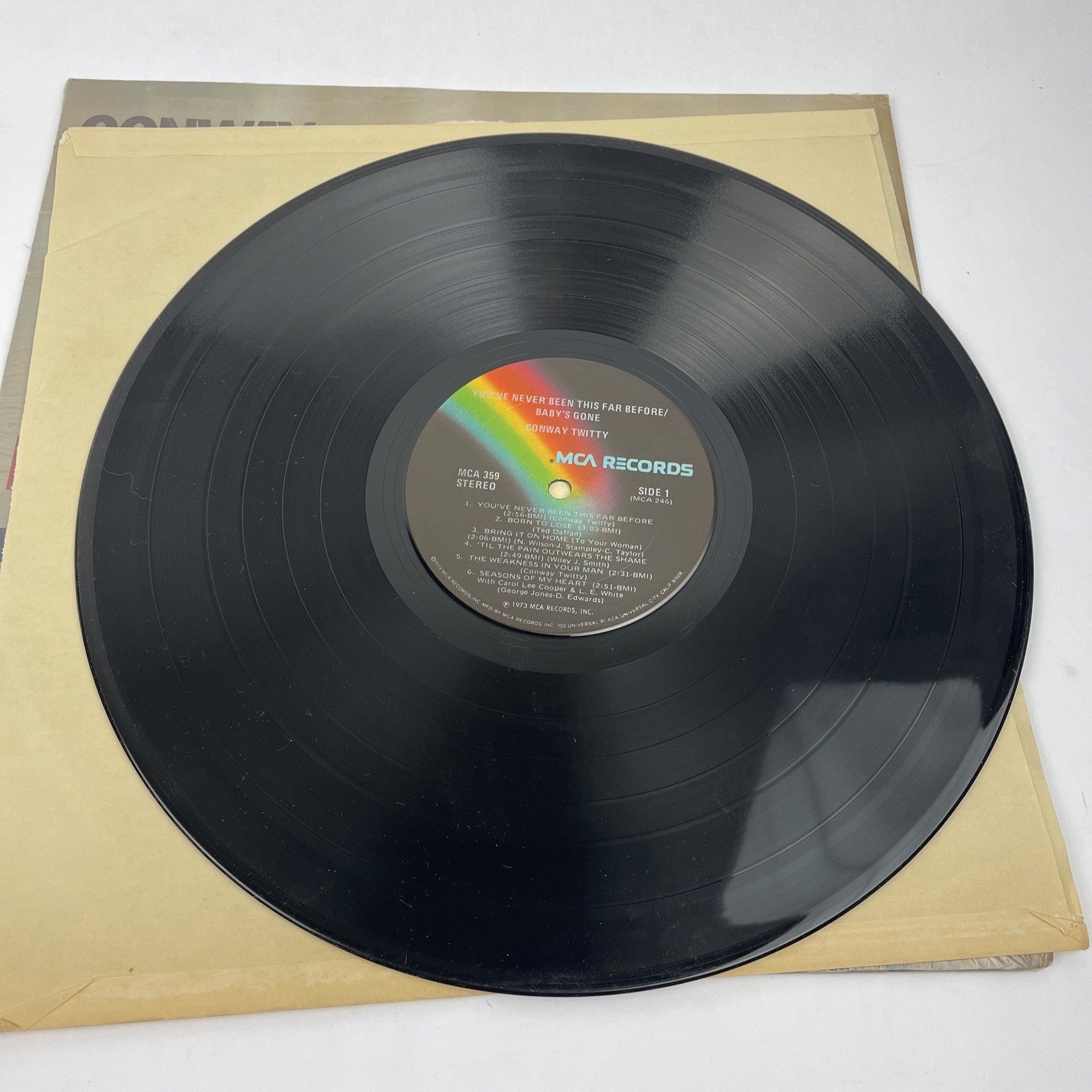 CONWAY TWITTY : You've Never Been This Far Before (Vinyl LP MCA Records) VGC