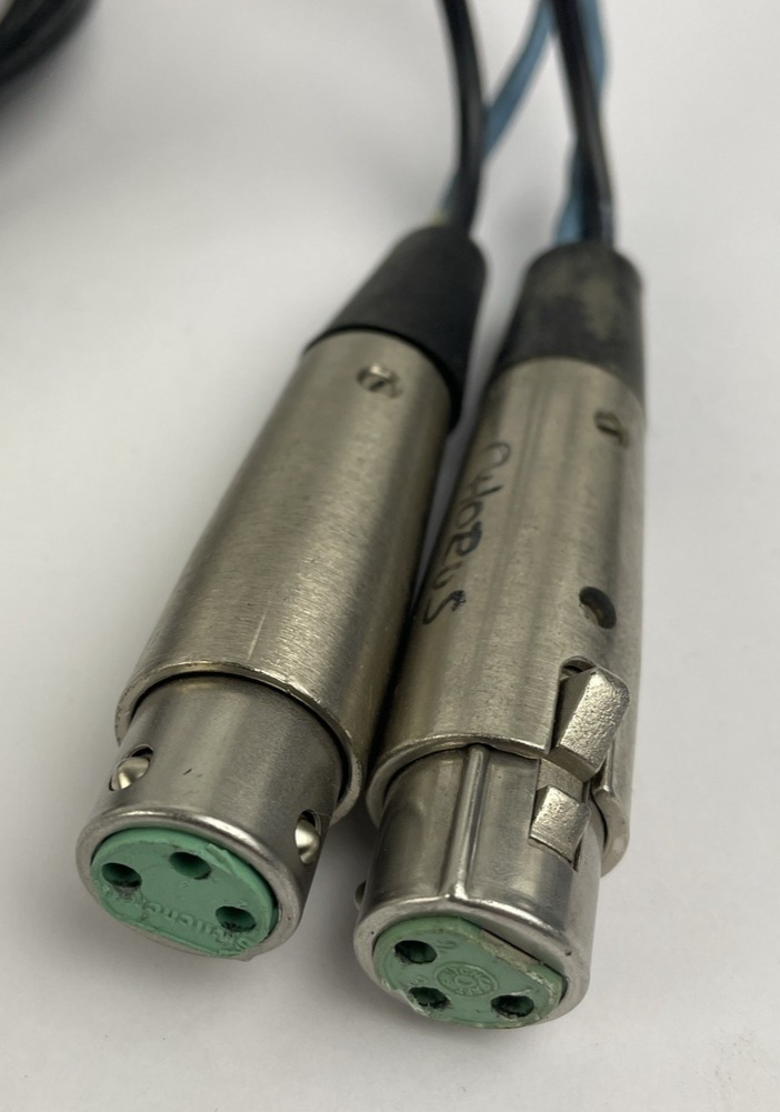 SWITCHCRAFT XLR Microphone Cable 2 x Male To 2 x Female 2 x Male 3-Pin Mic Lead