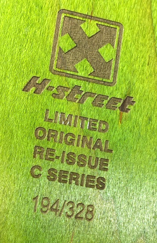 Matt Hensley H-STREET Pole Swing Classic reissue Triple Stained 194/328 Signed