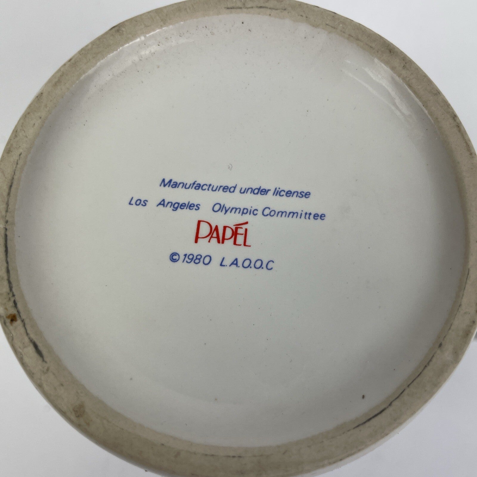 Vintage 1984 Summer L.A. Olympics-Gymnastics-Sam the Eagle Coffee Mug, by Papel