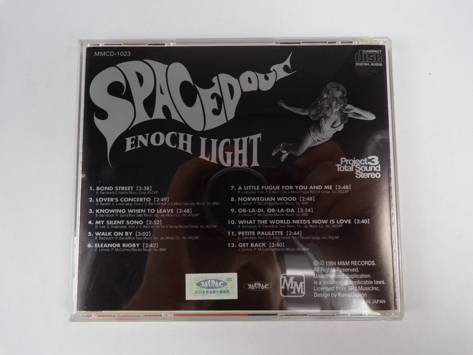 Spaced Out Enoch Light Exploratory Trips Music of Bach Moog Guitar Scene CD #13