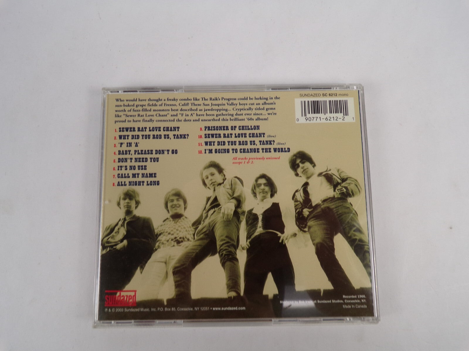 Raik's Progress Sewer Rat Love Chant CD #12
